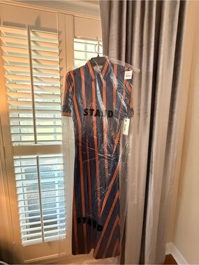 STAUD | Dresses | Staud Romy Maxi Dress Flattering Brown Stretch Cotton  Minimalist Elegance Size | Poshmark
